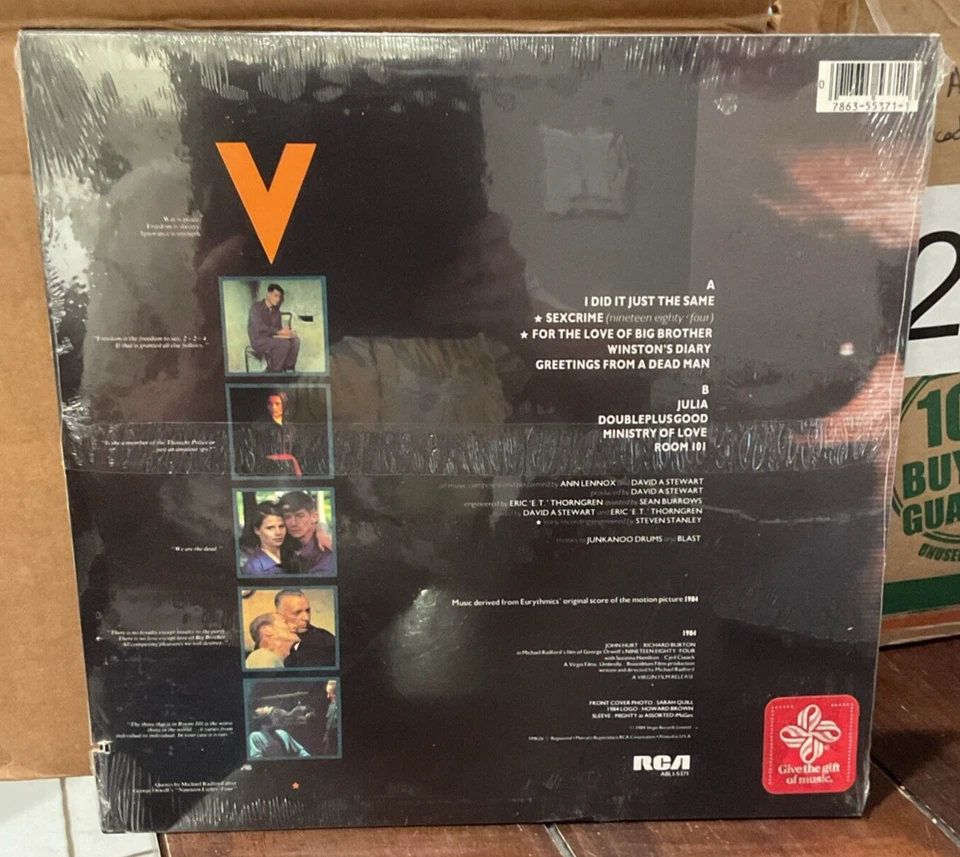 EURYTHMICS - 1984 (For The Love Of The Big Brother) Vinyl LP ABL1-5371 Sealed - Image 2 of 4