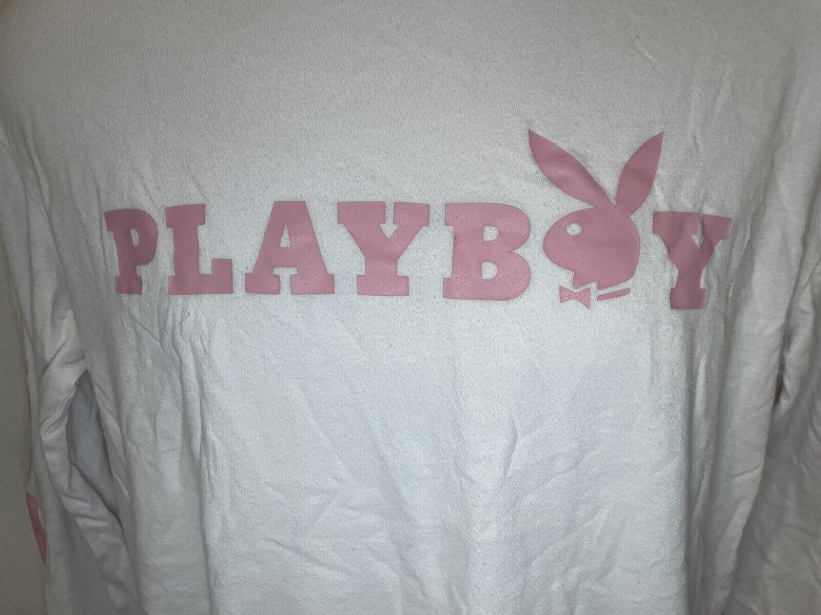 Playboy x PACSUN Small Long Sleeve Beige Pink Bun… - image 2