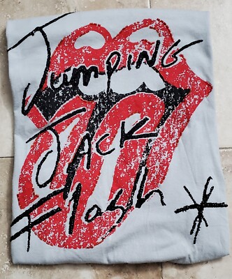 HOUSE OF THE GODS 2008 JUMPING JACK FLASH ROLLING STONES SHIRT RARE ICONIC BOHO