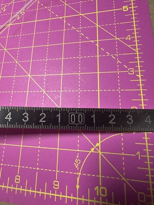 Selbstklebendes Metallmaßband Edelstahl Metrische Skala Frästisch 12 mm