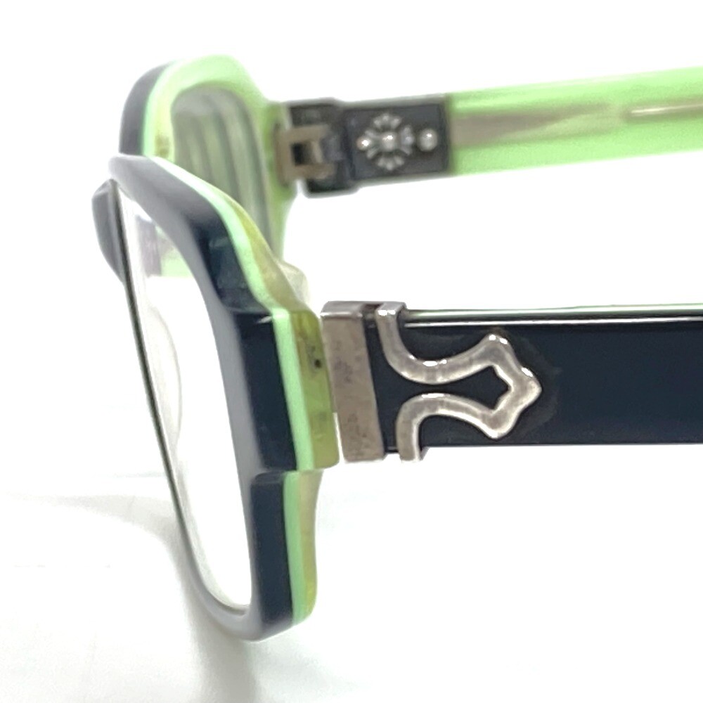 CHROME HEARTS HELL BENT glasses frame Plastic Black/L… Gem