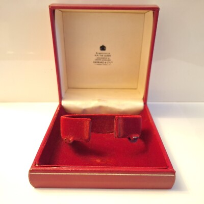 Omega Garrard & Co vintage 1960s watch box