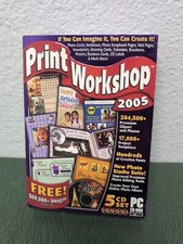 Print Workshop 2005 5 Cd Set Pc Cd Rom Brand New SEALED