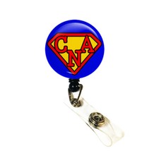 ID Badge Nurse Retractable Badge Reels/ ID Holder - Super CNA Nurse