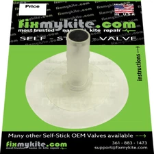 FixMyKite Self Stick Naish Male Octopus Kiteboarding Kite Bladder Repair Valve