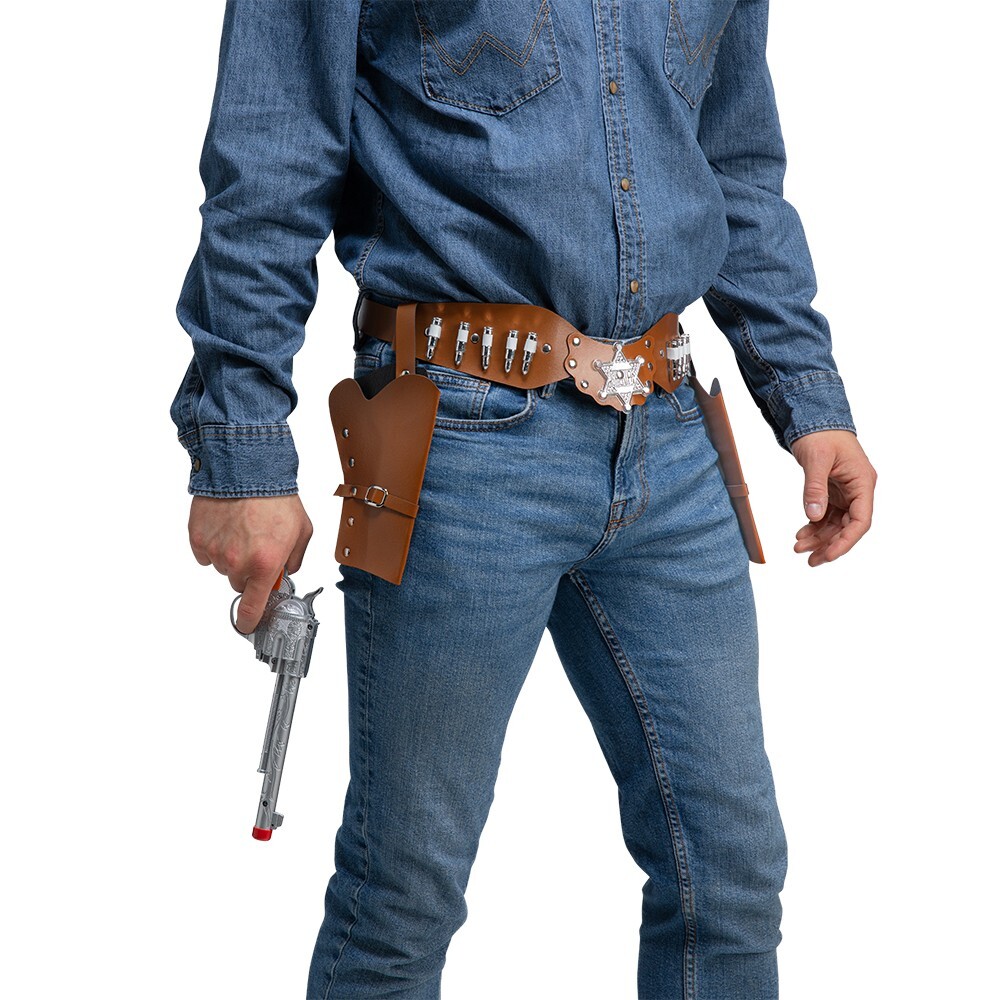 Wild Bill Leather Revolver Holster - Left Hand For 4-6 Inch Barrel | Handmade USA Horse Hide Holster