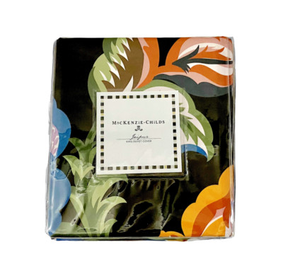 MacKenzie Childs Jaipur Duvet Cover King 106''x 90'' Cotton Brand New Portugal