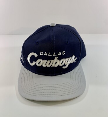 Vintage 90s Sports Specialties Dallas Cowboys Script SnapBack Hat