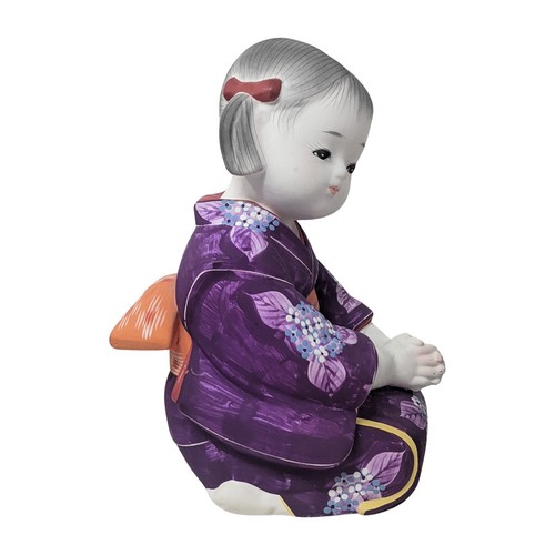 Vintage Japanese Hakata Heisha Doll Sculpture Hand-Painted Bisque#482 - Picture 9 of 10
