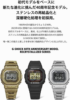Casio G-SHOCK GMW-B5000PG-9JR 40th Anniversary RECRYSTALLIZED