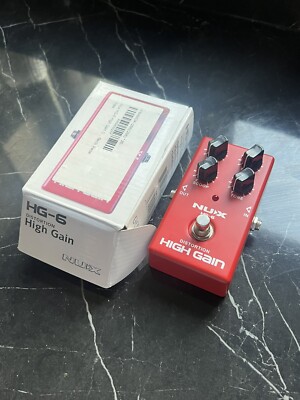 NUX HG-6 Gitarre Verzerrung High Gain elektrisches Effektpedal