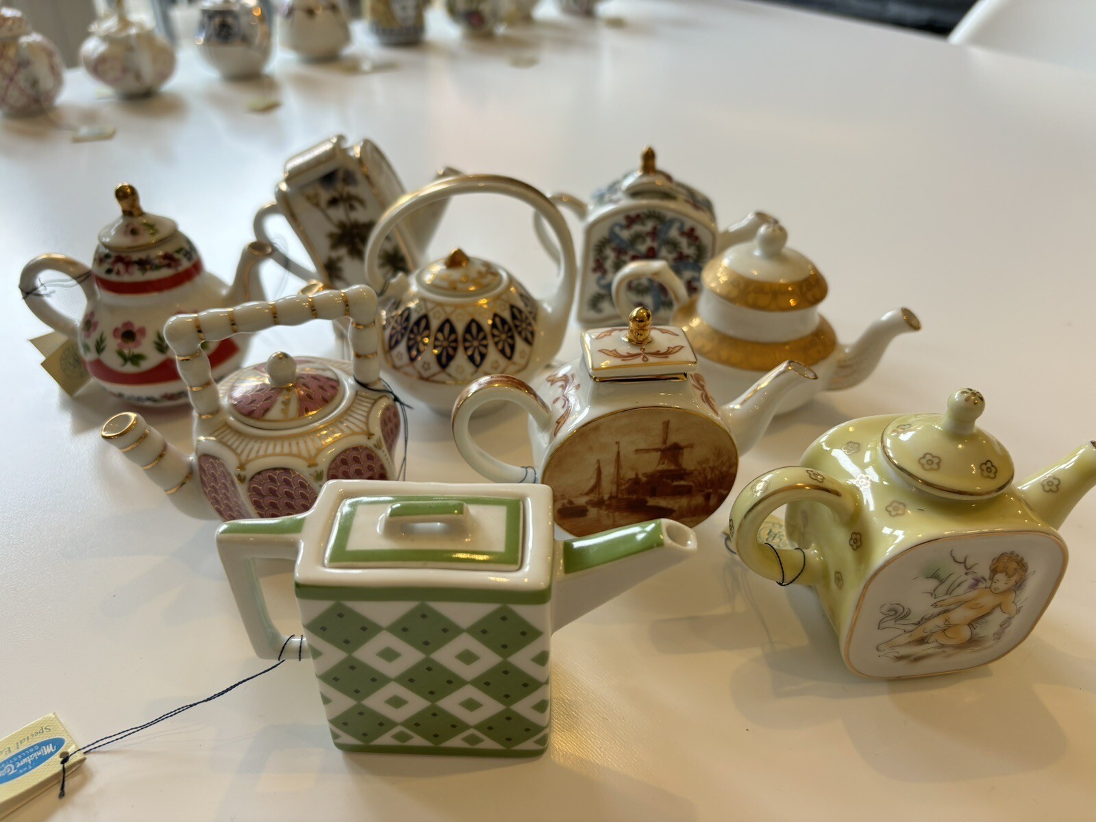 Porcelain art Teapots X 85 The Miniature Teapot Collection With Magazines eBay