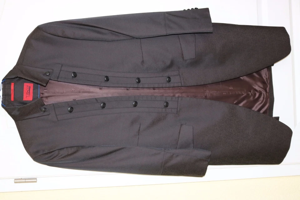 Anzug 5 teilig Wilvorst Tziacco Royal Gr.56 XXL Hochzeit Schnäppchen Gothic - Bild 4 von 4