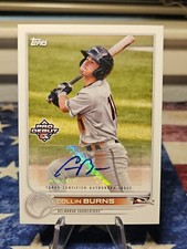 Collin Burns 2022 Topps Pro Debut Auto