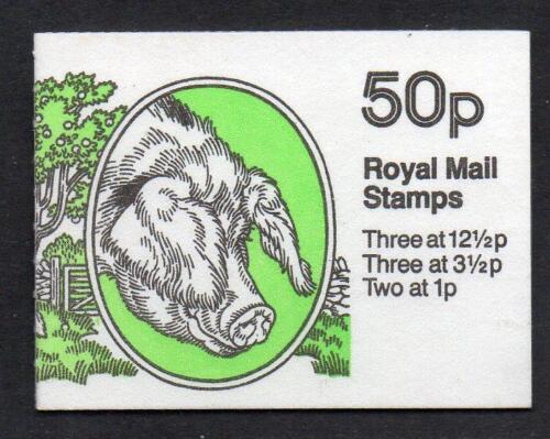 GB 1983 FB24 RARE FARM ANIMALS SERIES 50p FOLDED BOOKLET - Afbeelding 1 van 1