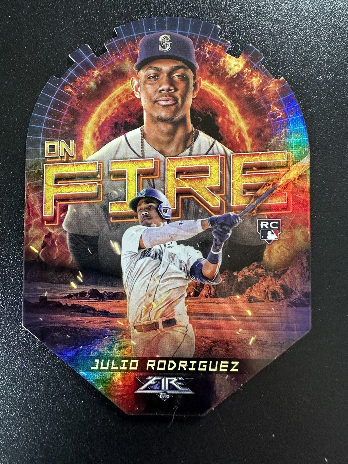 2022 Topps Fire En Fuego #EF30 Julio Rodriguez