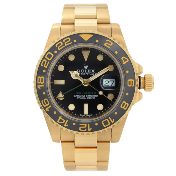Rolex GMT-Master II Men's Black Watch 