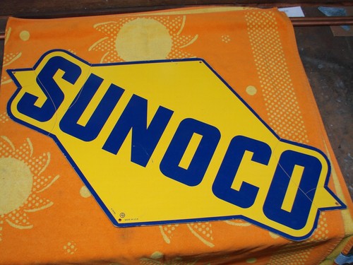 Original 1950's Sunoco Service Station Sign