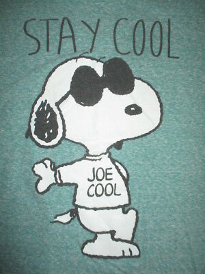 Peanuts Snoopy Stay Cool Joe Cool Med T Shirt Ebay