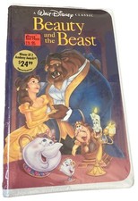 Beauty and the Beast VHS 1992 Original Walt Disney Black Diamond Factory Sealed