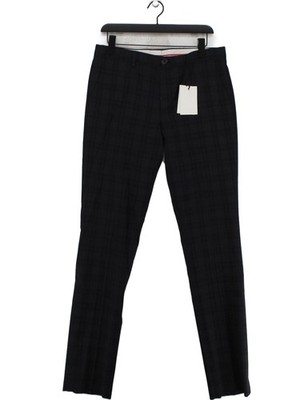 Paul Smith Herren Anzughose W 32 in Schwarz Wolle Neu Mit Etikett