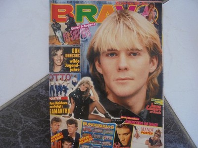BRAVO 34/1987 TB:Jason Connery/Elvis/Otto/A-ha/Mandy Smith!/SS:Den Harrow!