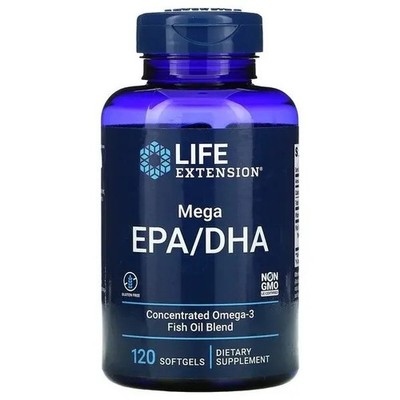 Life Extension Mega EPA/DHA 120 Gelkapseln