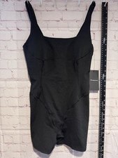 Fabletics- Black Bodysuit/Short Shapewear/Gym Wear -Women's Size Medium-NWT
