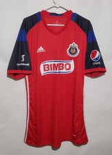 Camiseta Adidas Club Chivas Guadalajara Roja Bimbo/Tecate Para Hombre Talla XL