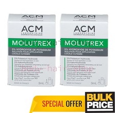 Laboratoire ACM Molutrex Potassium Hydroxide 5 Solution 3ml 2-Pack Exp. 2028