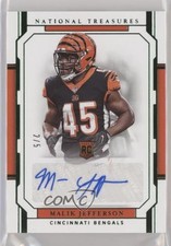 2018 National Treasures Rookie Signatures Emerald 2/5 Malik Jefferson Auto a8r