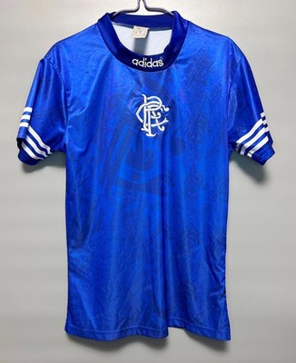 RANGERS FC SCOTLAND 1994/1996 HOME FOOTBALL SHIRT #8 GASCOIGNE