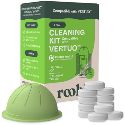 Roobi Cleaning Kit Compatible with Nespresso Vertuoline. 1 Count (Pack of 12) 