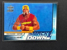 HULK HOGAN 2002 Fleer WWE Raw vs Smackdown Silver Signatures #9