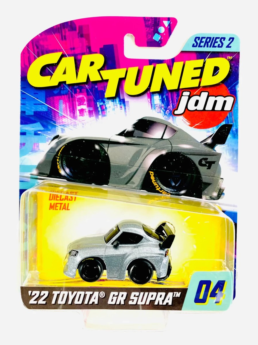 Car Tuned 1/64 JDM 2022 TOYOTA SUPRA GR -GREY- Series 2 Diecast