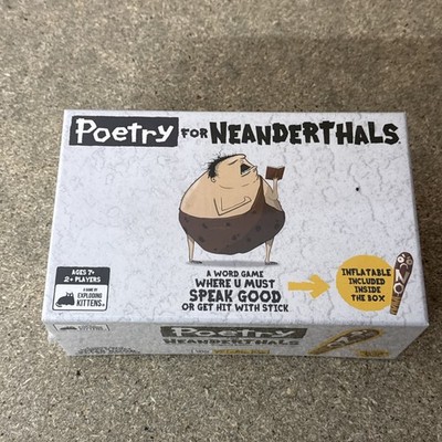 Neu versiegelt Poesie für Neandertaler Originalausgabe Wortspiel 2+ Spieler ab 7+