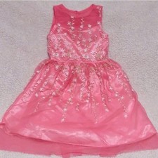 Jona Michelle Embroidered sleeveless gorgeous girl dress size 6 pink