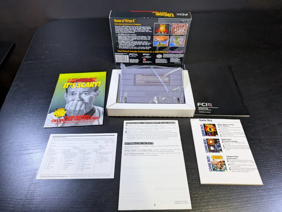 Ultima: Runes of Virtue II | Super Nintendo | 1994 | SNES | Completo | Na Caixa - Imagem 2 de 4