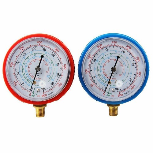 Manómetro de baja presión de alta calidad R22 R404A R134A R410A 2 piezas presión PSI KPA - Imagen 2 de 12