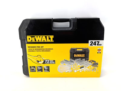 #ad DEWALT 247 Piece Mechanics Tool Set with Case DWMT81535 $169.99