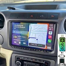 DAB+ Für VW Amarok 2010-2021 9'' Carplay GPS Navi Android 15 Autoradio Navi Kam
