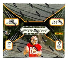 2025 Panini Prizm Black Football Hobby Box #RAA