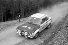Paul appleby Keith O'Dell Ford Escort MkI Welsh Rally May 11 1973 Old Photo