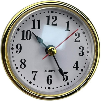 Mini Clock Insert round Clocks Movement 2-1/2 65Mm Diameter Clock Head Arabic Nu