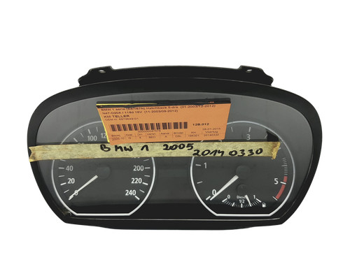 Tacho Kombiinstrument BMW 1 E81 6974649-01 1024952-31 52555