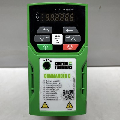 Control Techniques Commander C C200-012 00033 UNTESTED Parts/Repair Only!