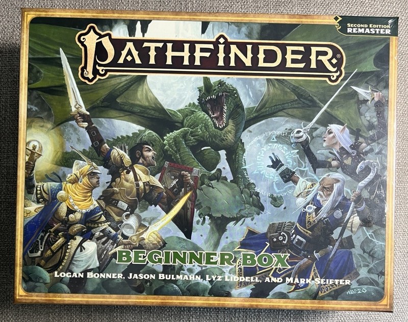 Pathfinder RPG Beginner Box - Remaster 2nd Edition - NEW Sealed