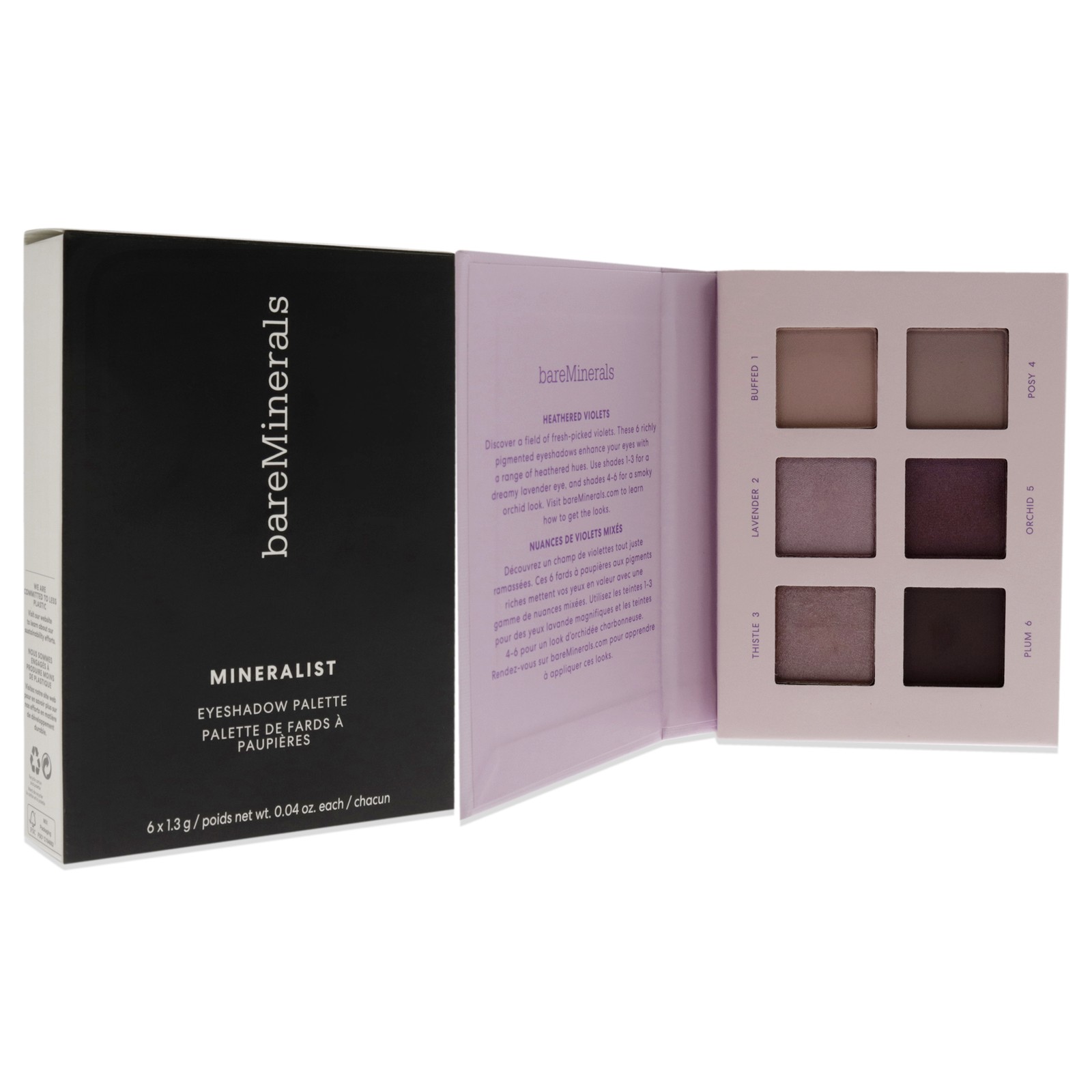 Mineralist Eyeshadow Palette - Heathered by bareMinerals - 0.24 oz Eye Shadow