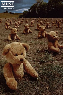 359619 Muse Uprising Teddy Bears Rock Band Art Decor Wall Print Poster