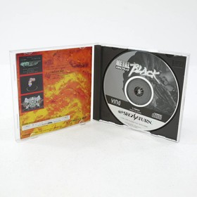 Used Metal Black Sega Saturn Software Retro Kmm44